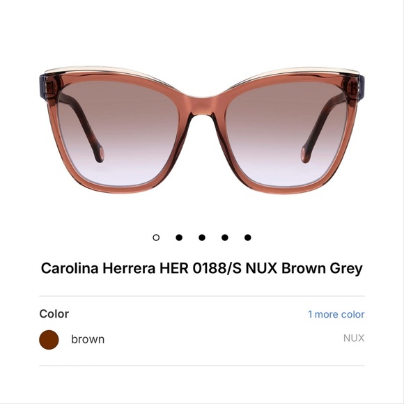 NWOT Carolina Herrera HER 0188/S NUX 55 Sunglasses